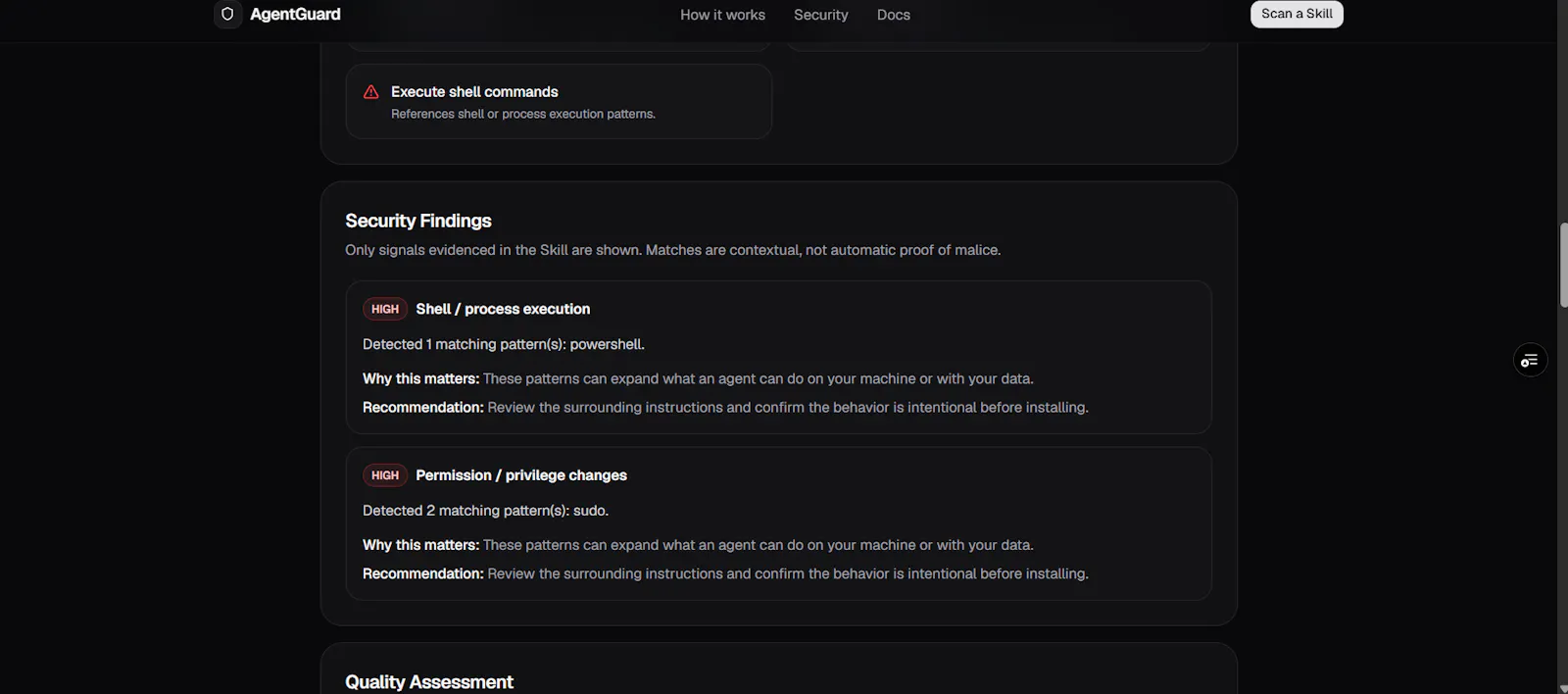 AgentGuard screenshot 4