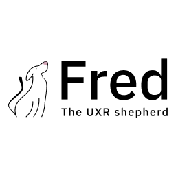 Fred - The UXR shepherd logo