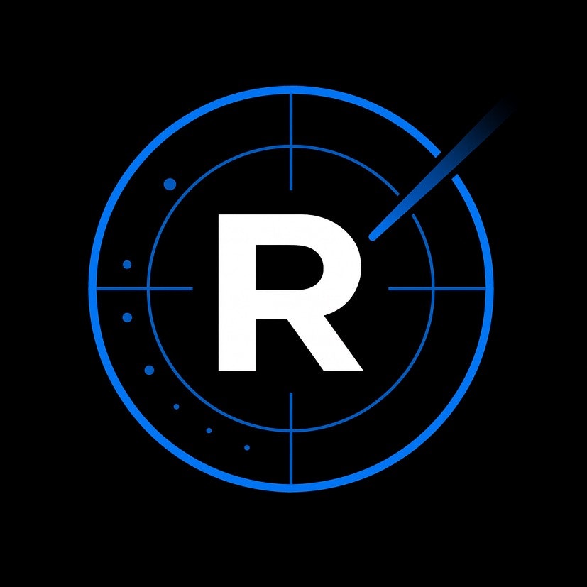 RIVERO Precision Commercial Intelligence - Product Hunt launch logo and brand identity