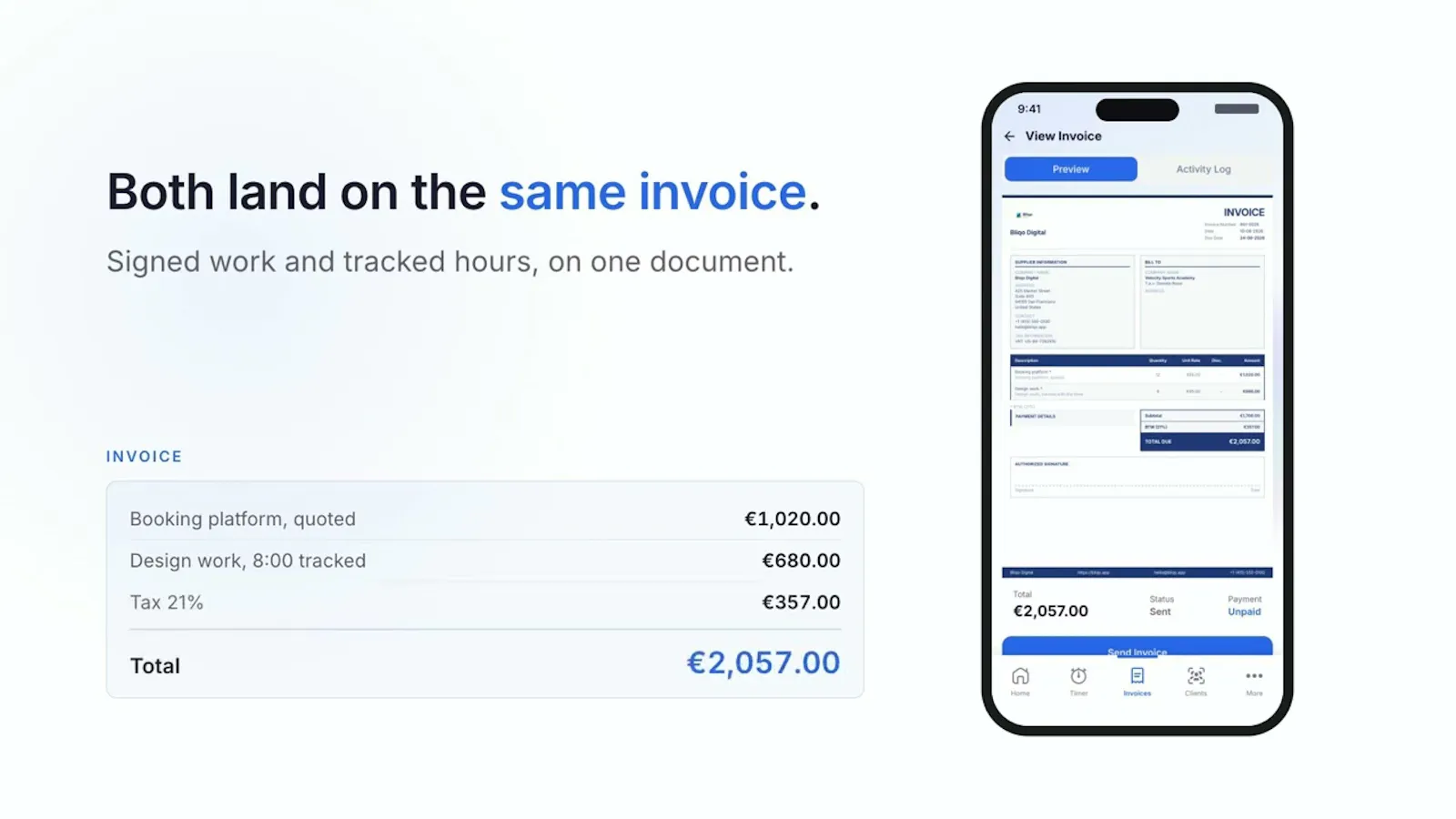 Billr screenshot 1 (video preview)