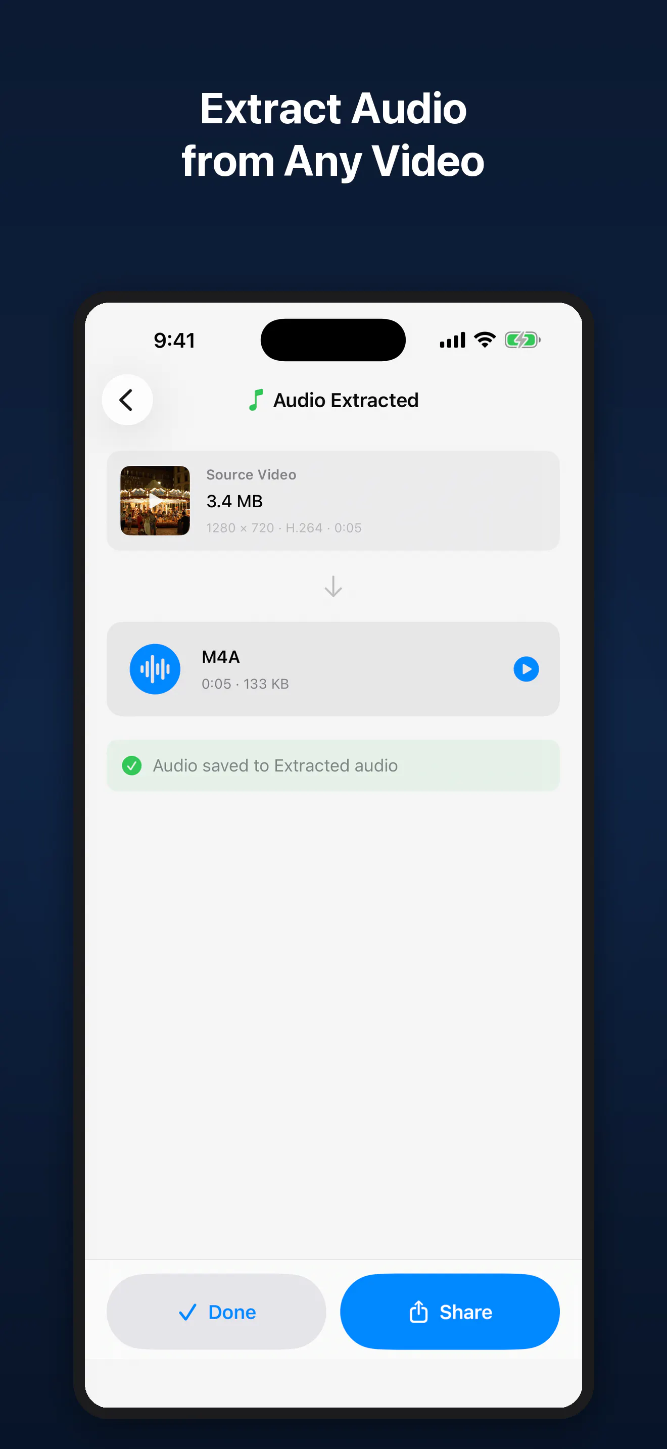 Mute Video & Extract Audio gallery image