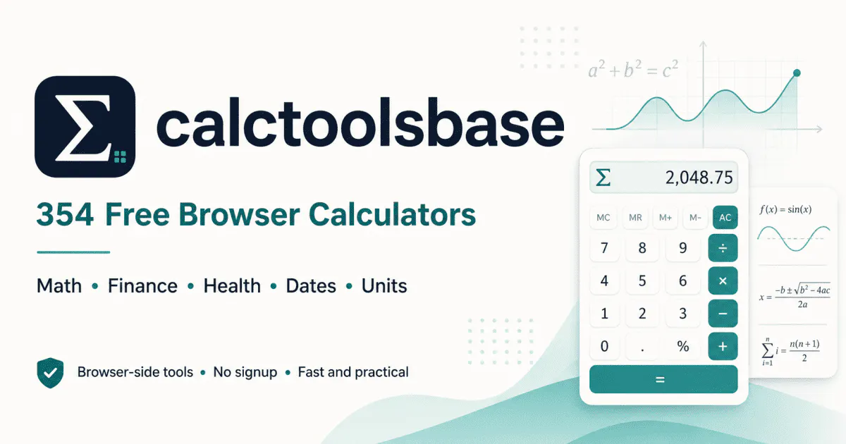 Calc Tools Base gallery image