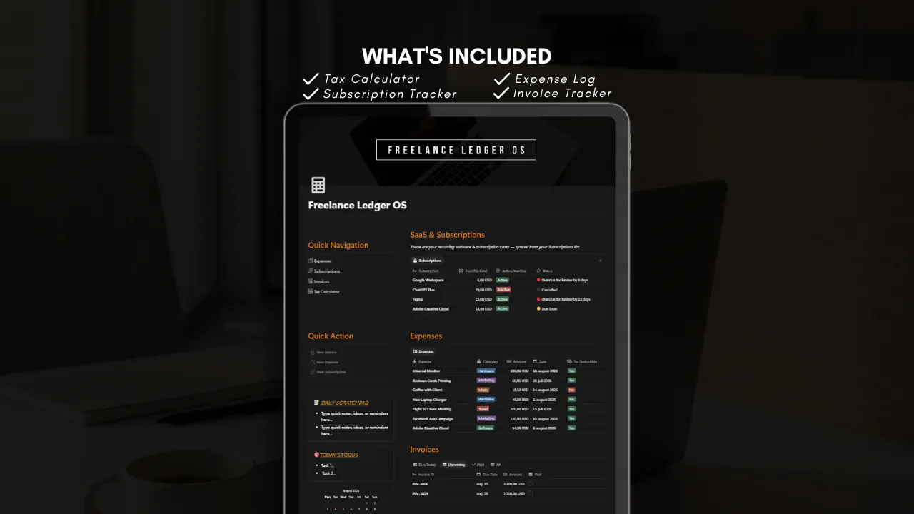Freelancer Business OS Bundle gallery image
