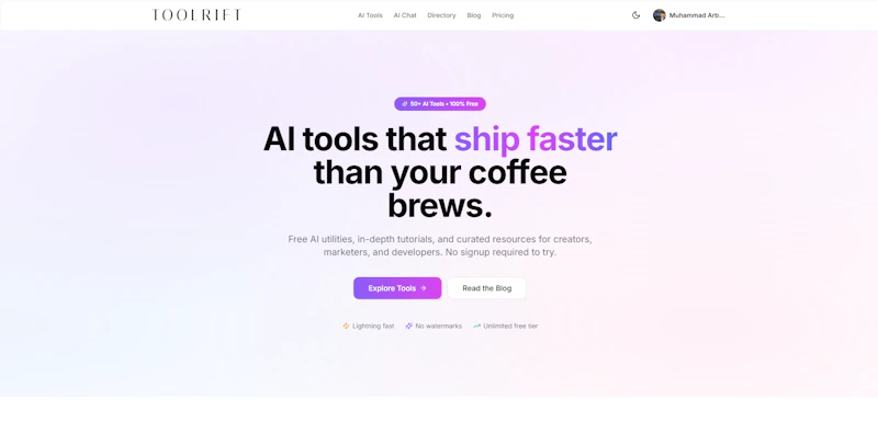 Toolrift screenshot 1