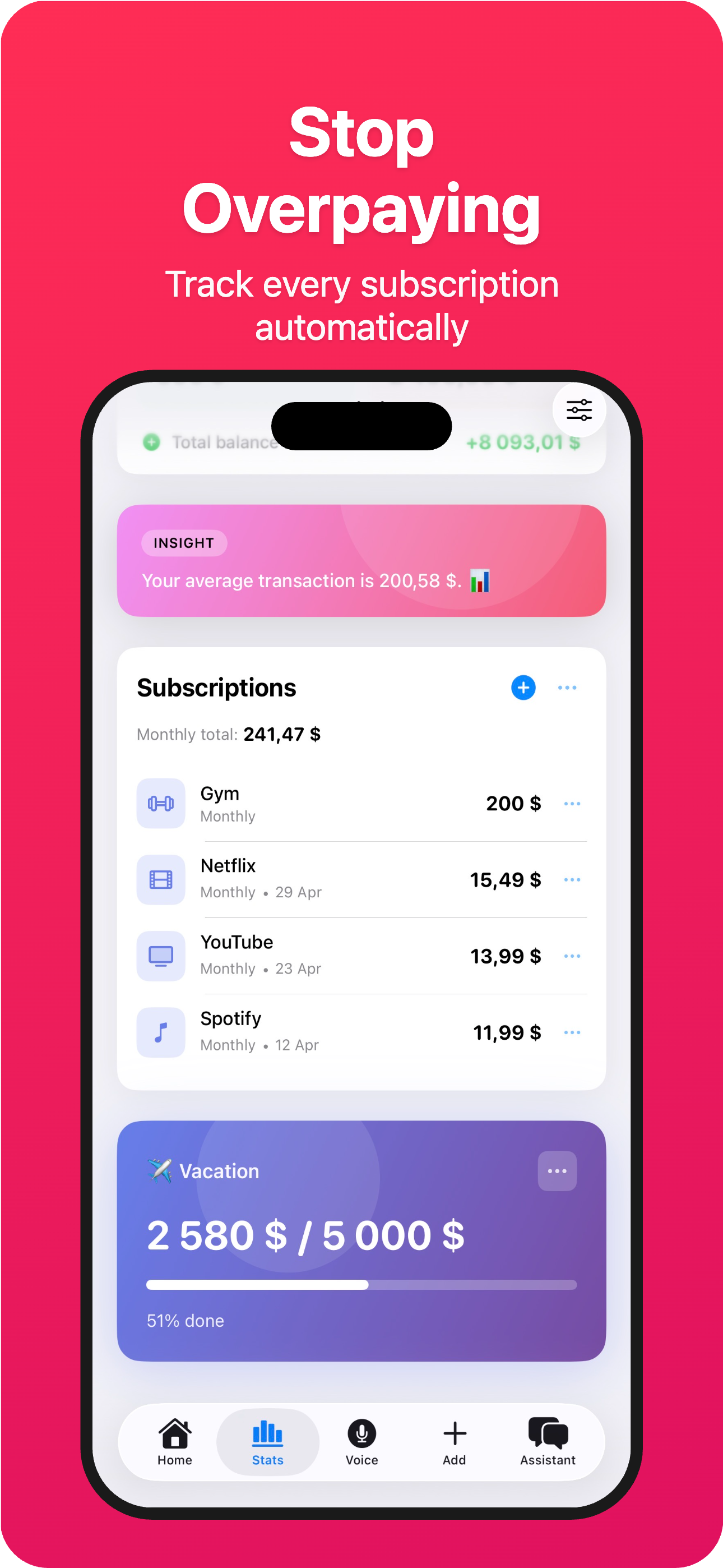 Money Vault: AI Expense Tracker gallery image