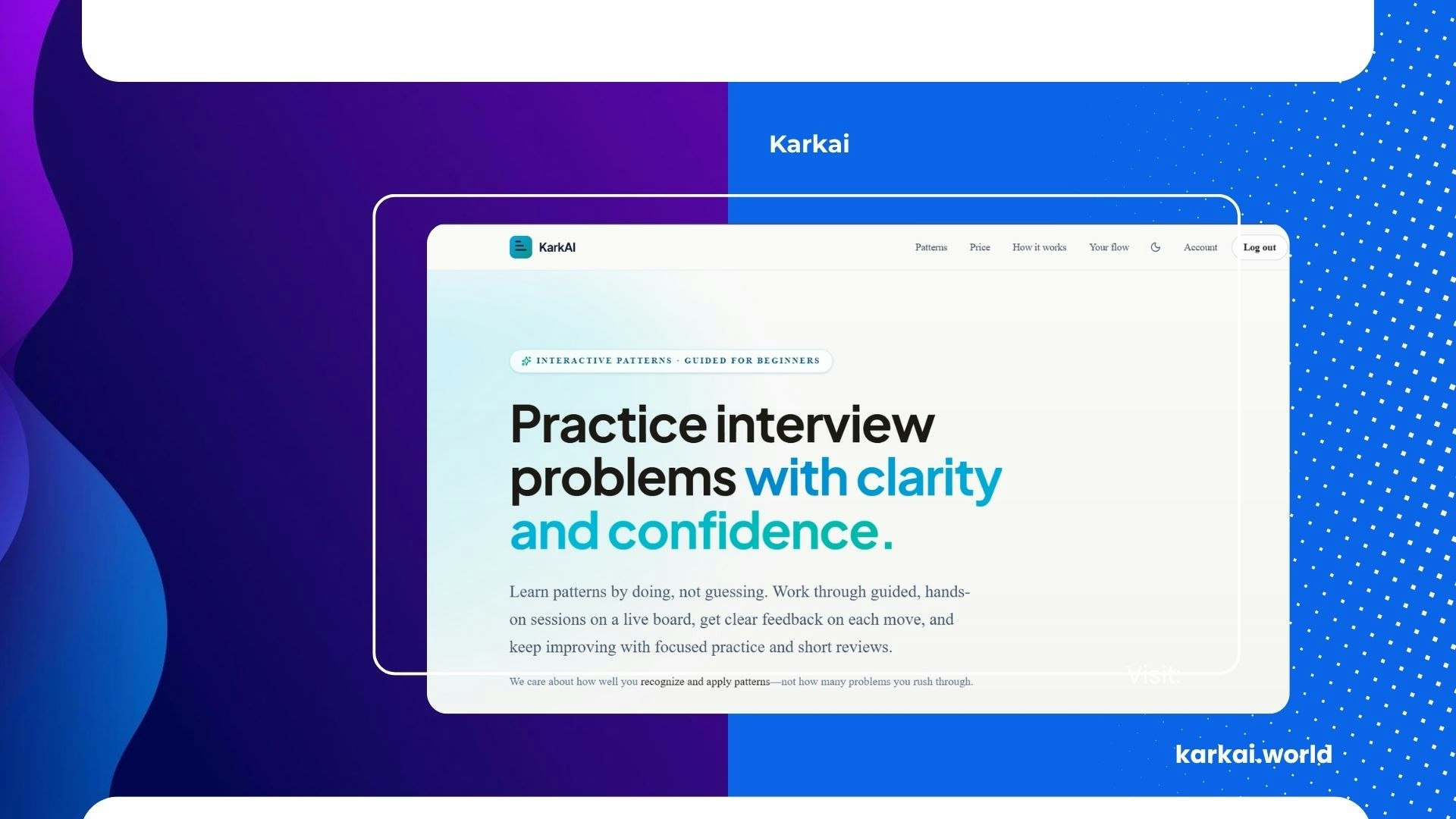KarkAI - Learn DSA pattern interactively gallery image