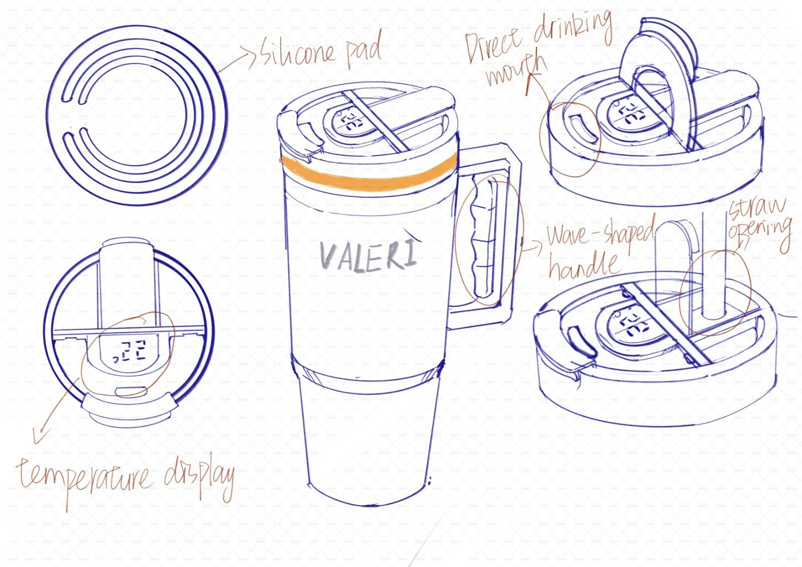 VALERI SMART TECH LID TUMBLER