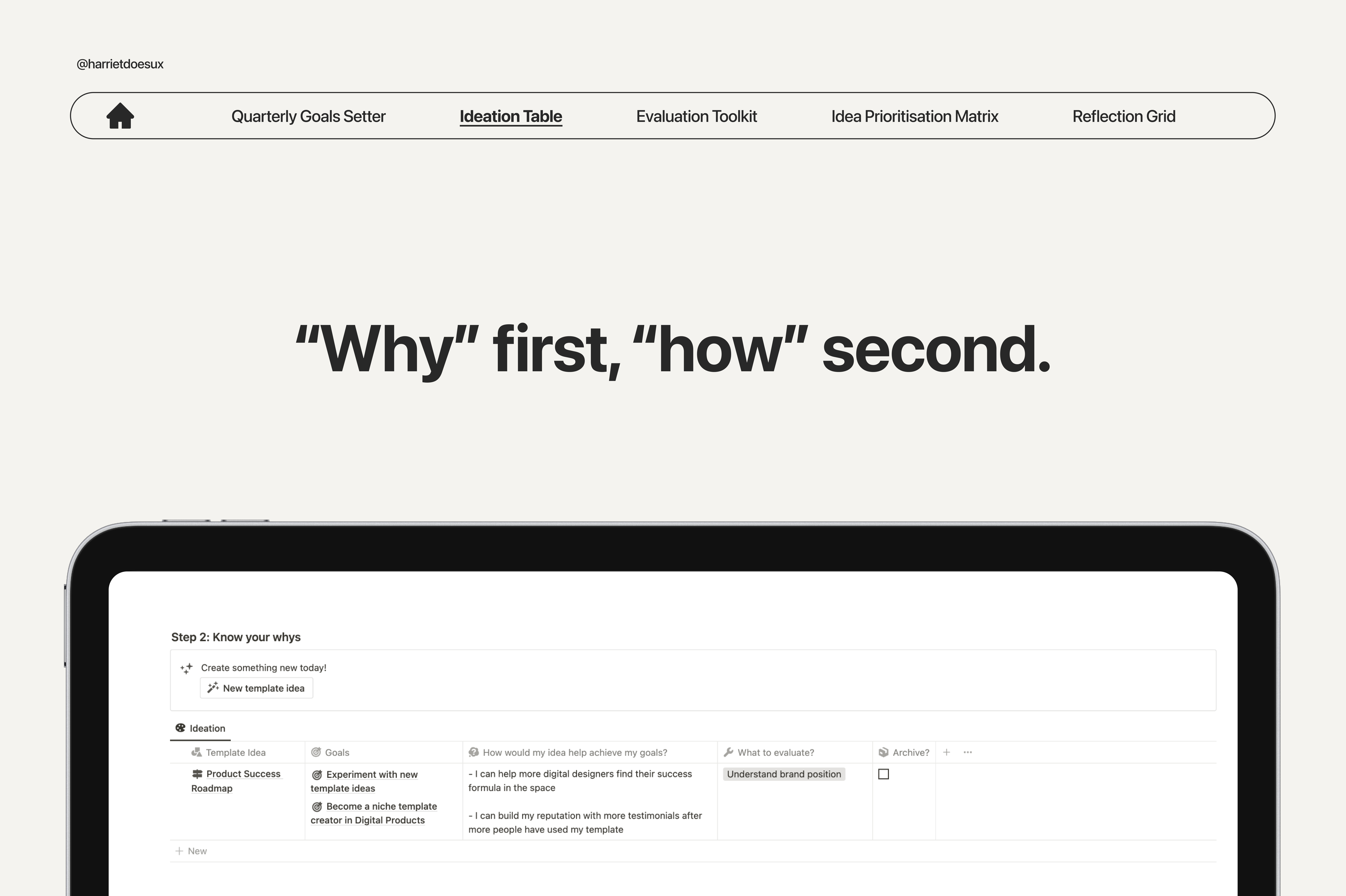 Notion Product Success Roadmap gallery image