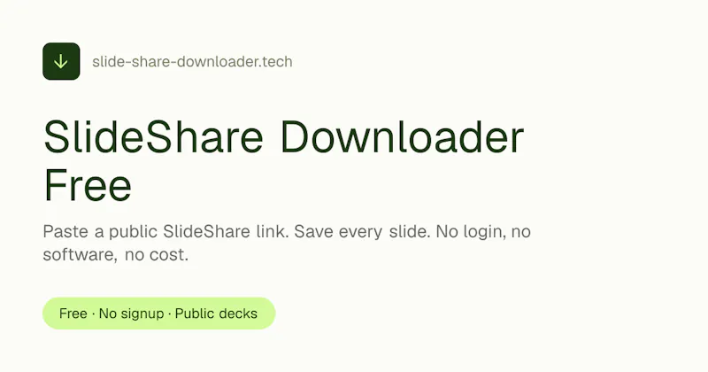 Slide Share Downloader Free screenshot 2