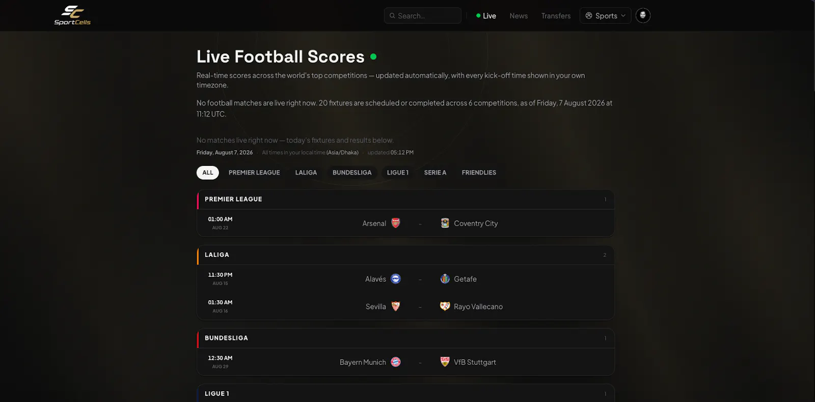 Sportcells screenshot 2