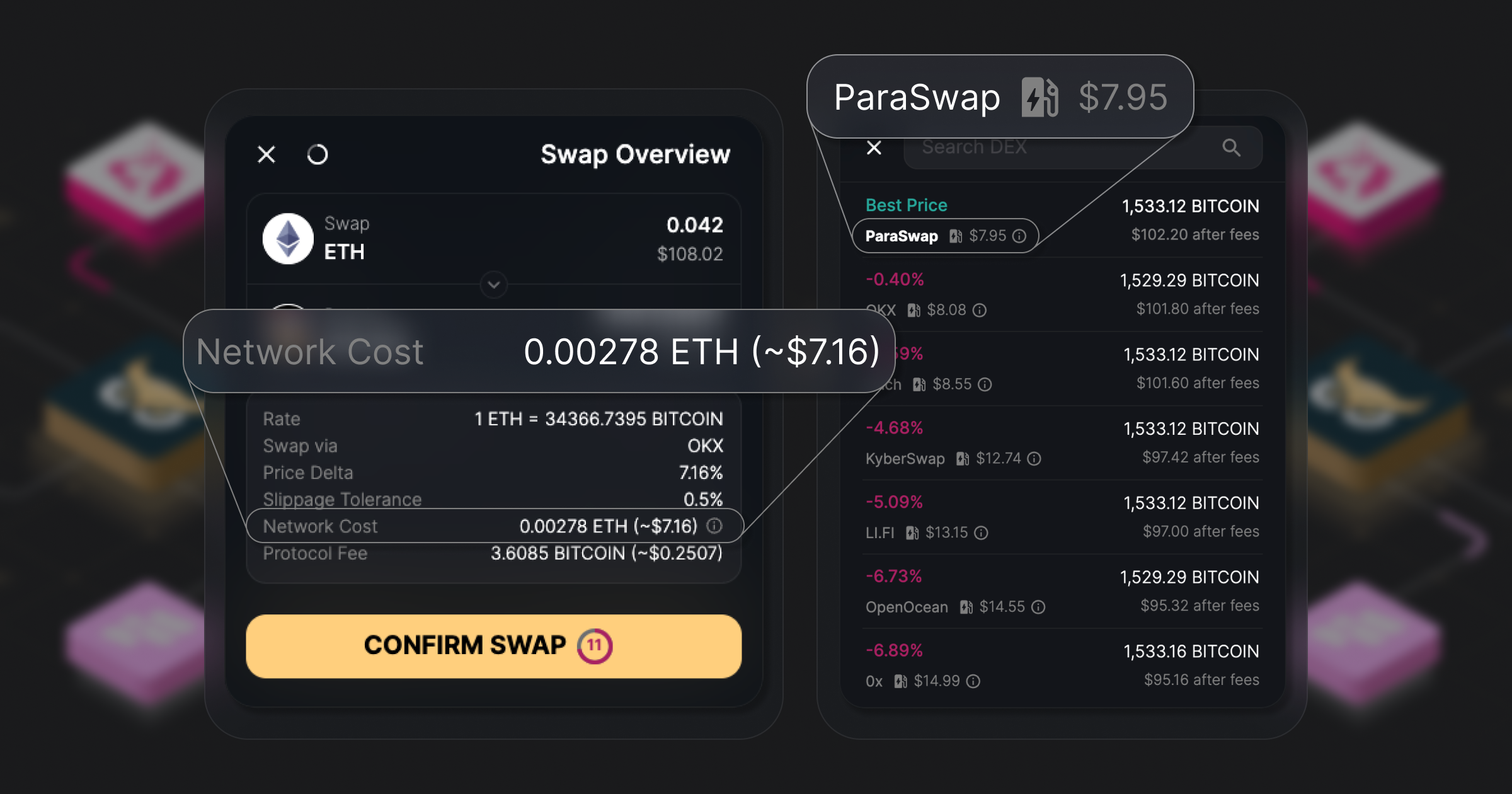 Swoop Exchange - 체인을 가로 질러 최적의 스왑을위한 가장 좋은 장소. 미디어 5