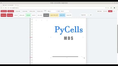 PyCells Tables & A4 PDF creator gallery image