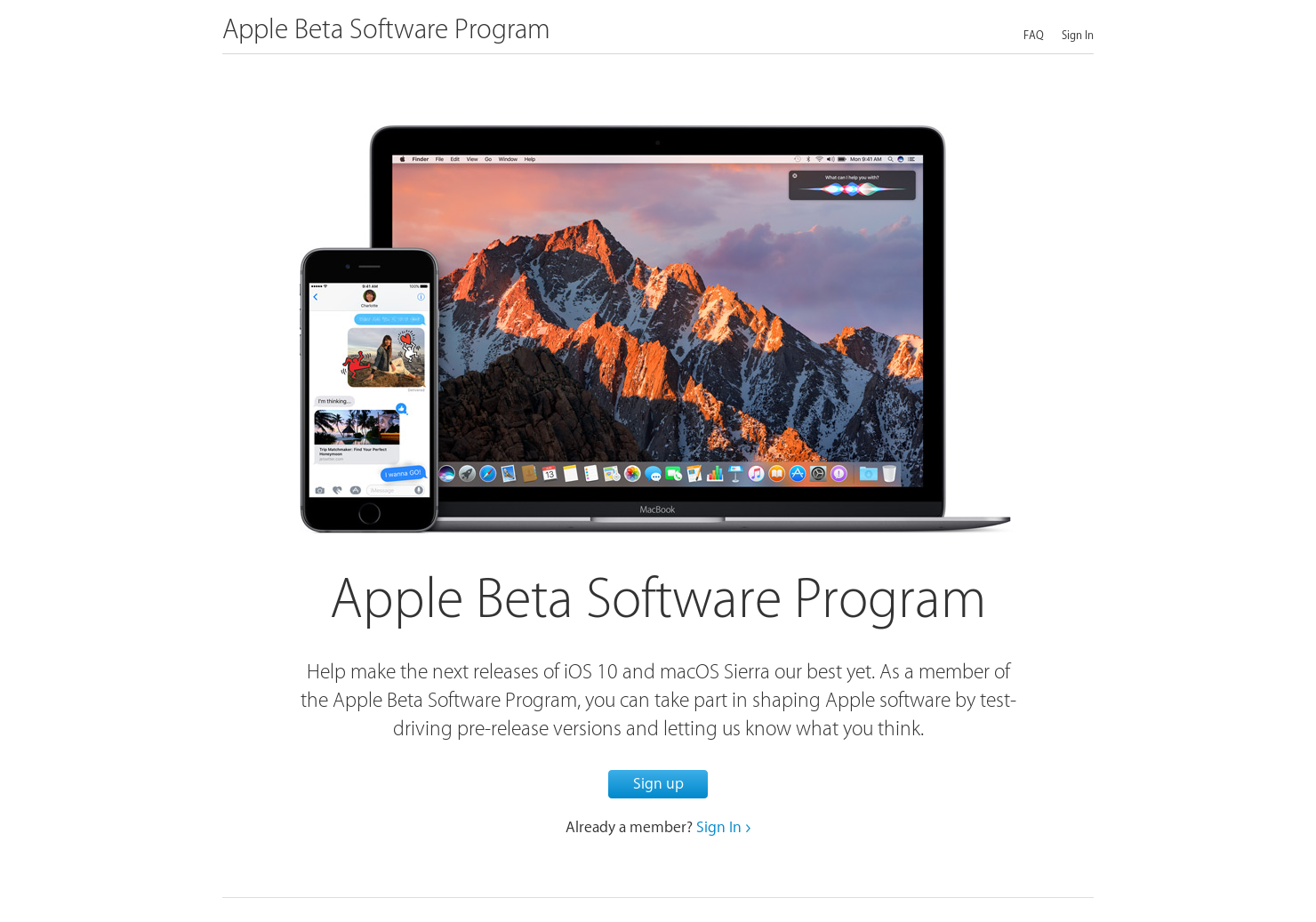 Apple Beta Software Program