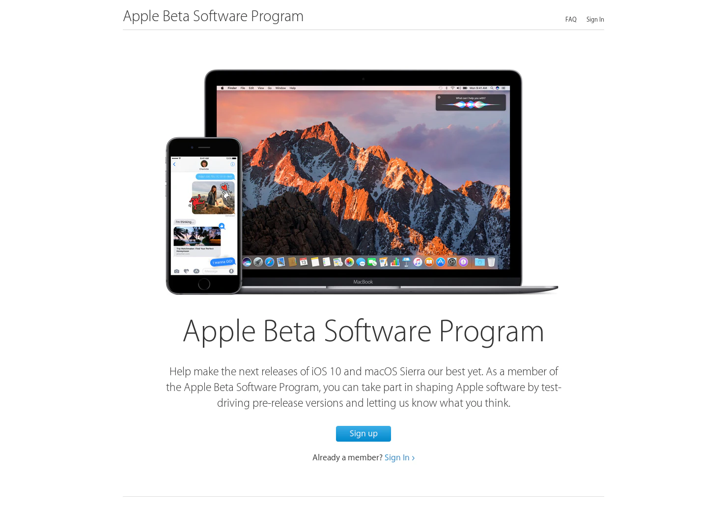 Apple Beta Software Program