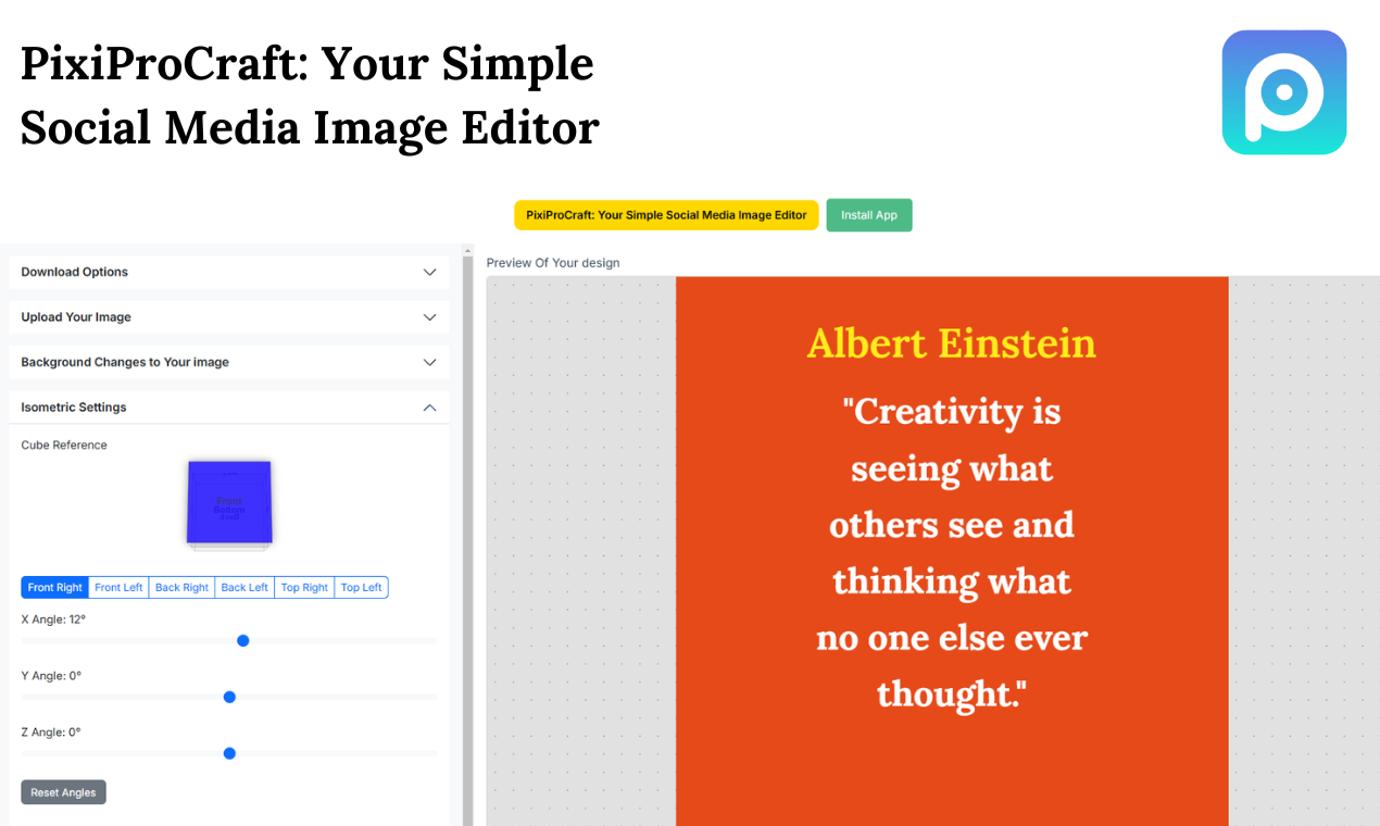 PixiprArt - Il tuo semplice editor di immagini sui social media media 4