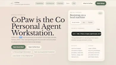CoPaw:Co Personal Agent Workstation gallery image