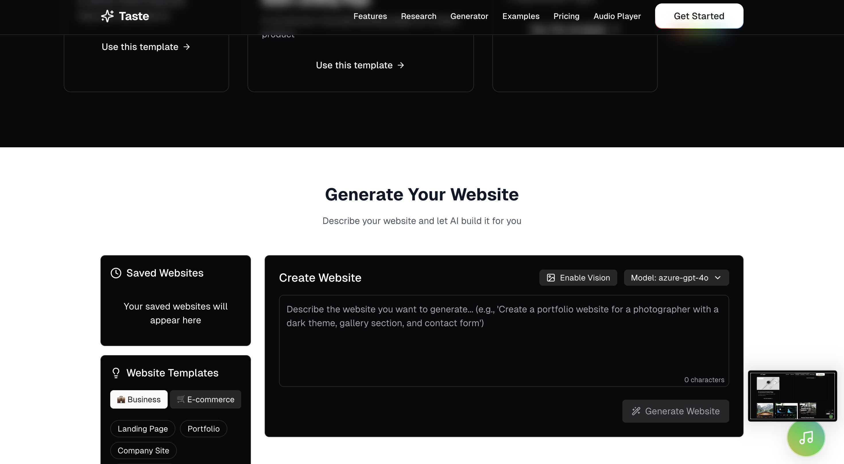 Generatore di siti Web - Diff-affitto media 2