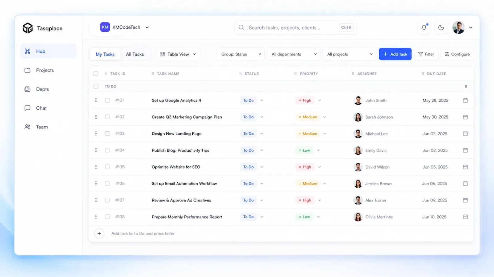 TasqPlace screenshot 1