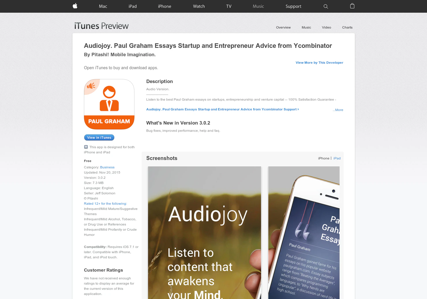 Paul Graham Essays Audio