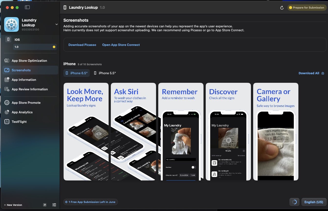 App Store Connect Helm for App Store - 简单的应用程序管理媒体3