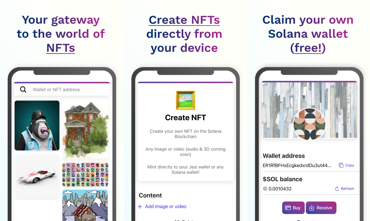 iOS NFT creator and explorer gallery image