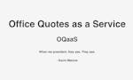 Office Quotes as a Service image