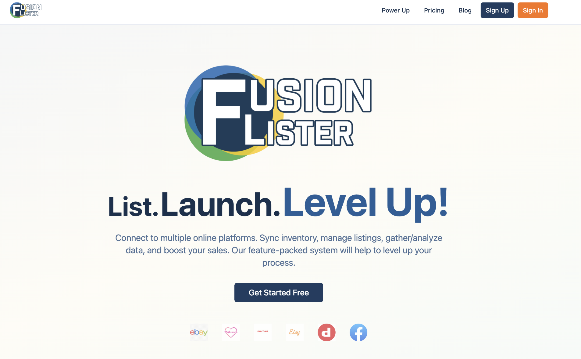 FusionLister - Main product screenshot demonstrating key features and user interface