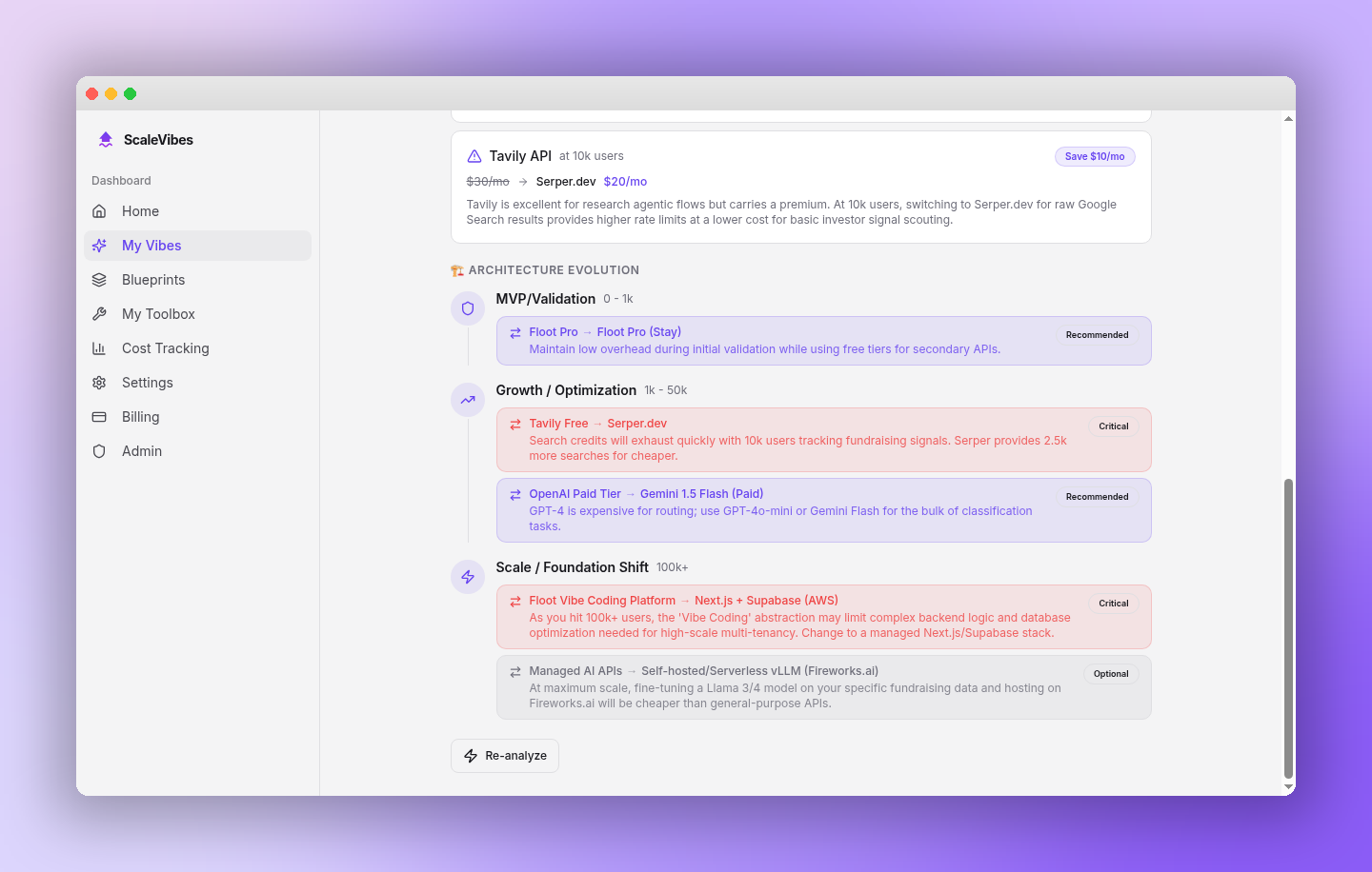 ScaleVibes — Optimize Your Vibe Stack gallery image