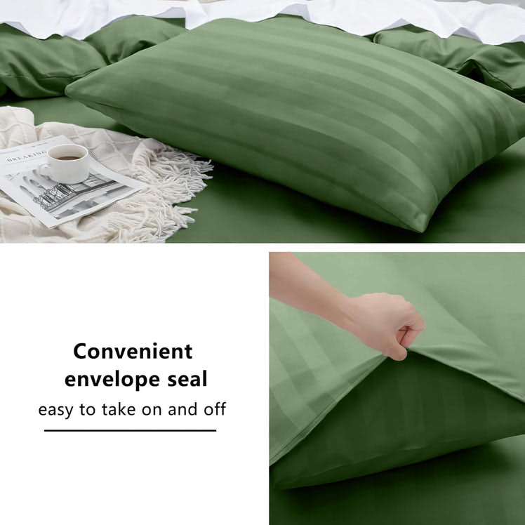4PC Stripe Bedding Complete Set gallery image