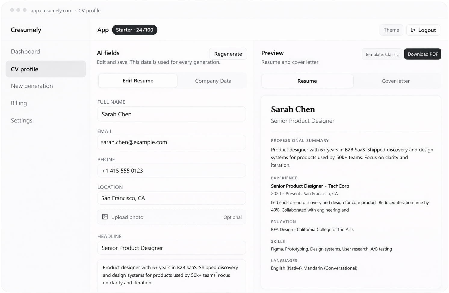 Cresumely gallery image