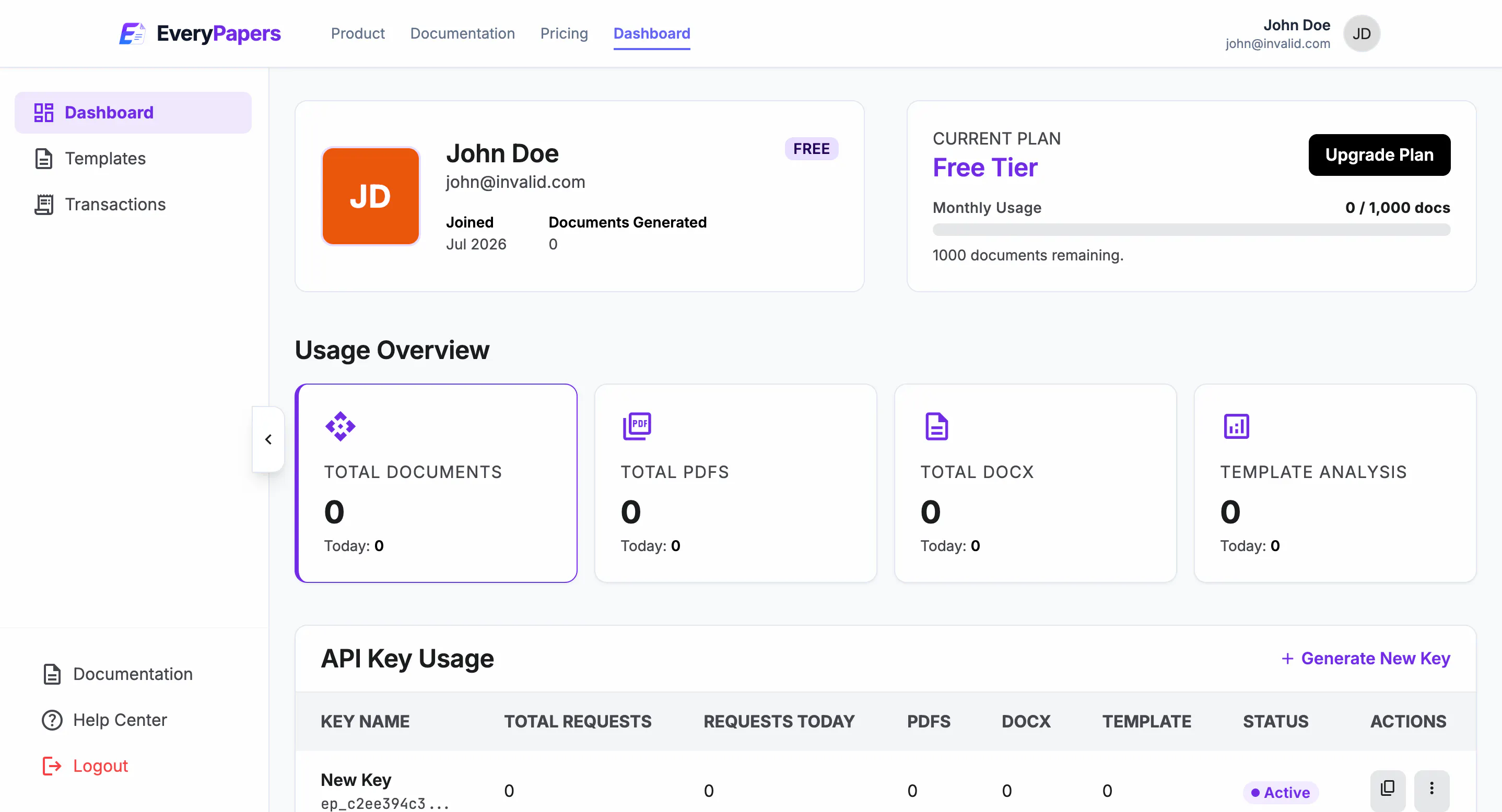EveryPapers – Document Generation API gallery image