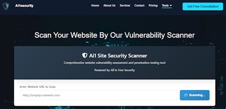 Ai1 site security scanner gallery image