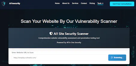 Ai1 site security scanner gallery image