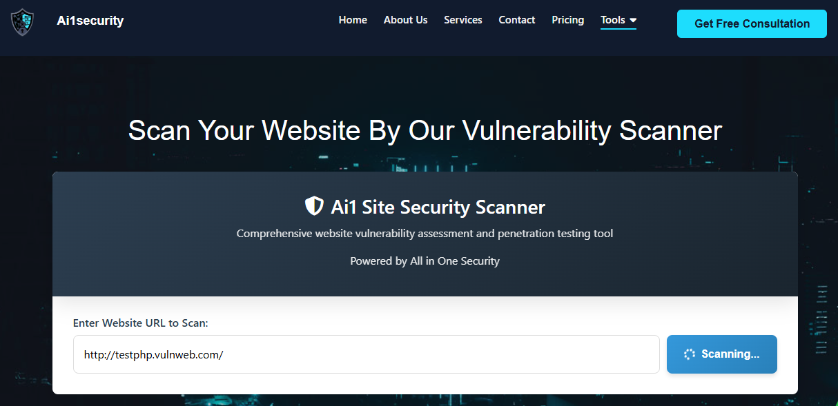 Scanner di sicurezza del sito AI1 - Scanner di sicurezza del sito AI1 media 2