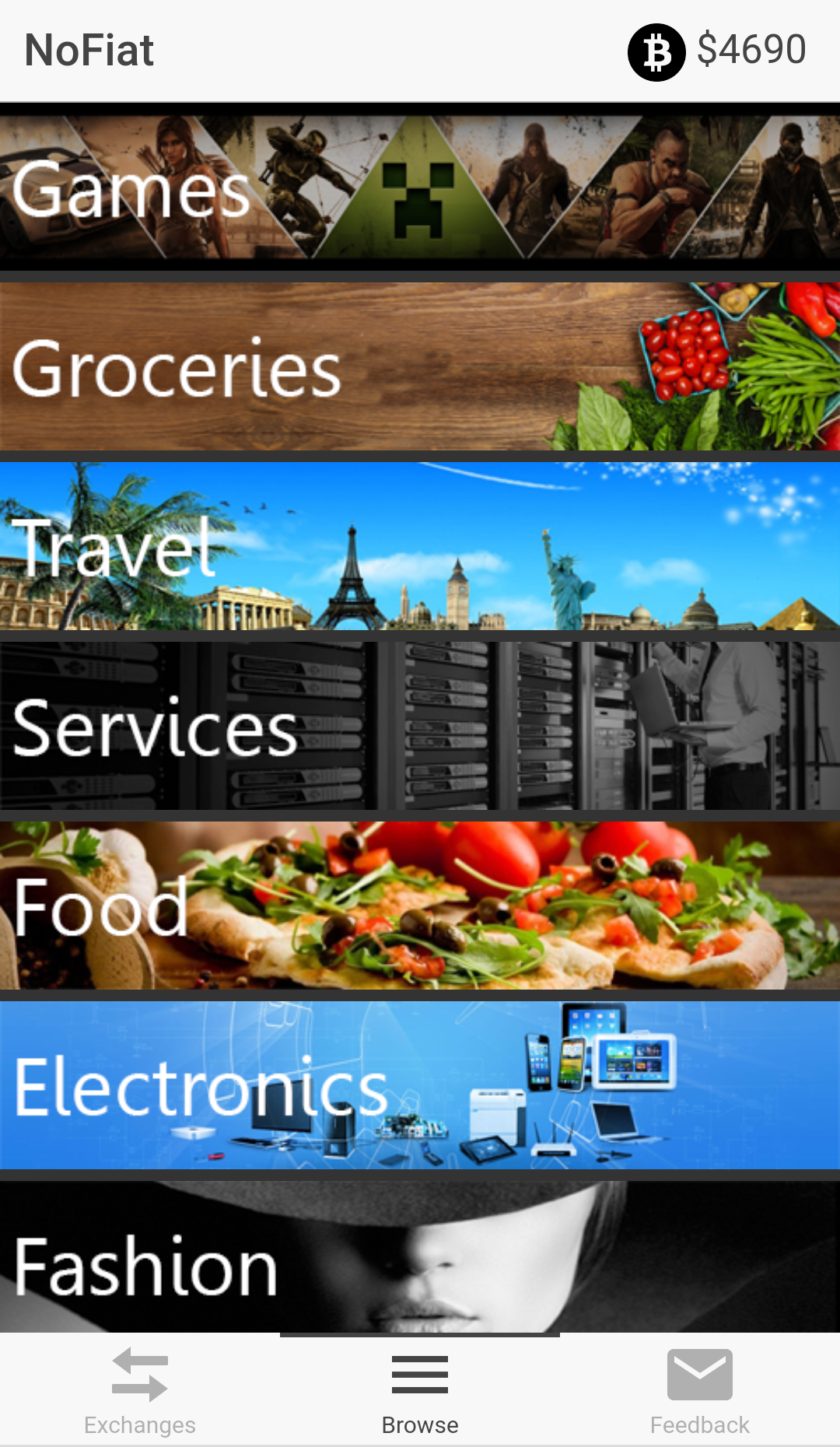 NoFiat - Shop with cryptocurrency gallery image