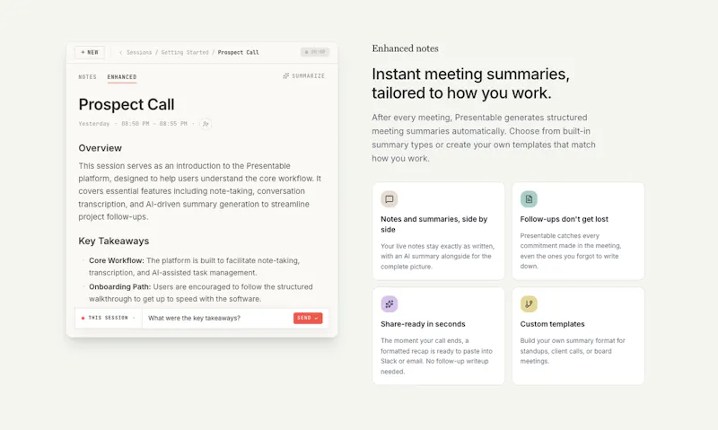 Presentable screenshot 2