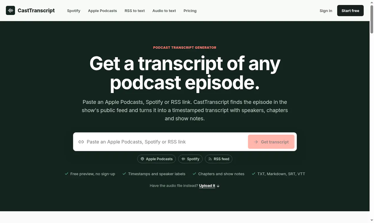 CastTranscript gallery image