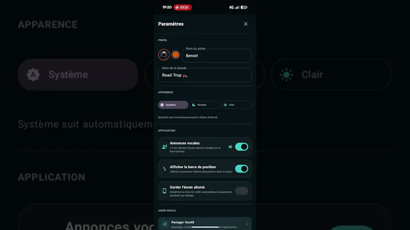 VocAll - Free Motorcycles Intercom screenshot 1 (video preview)