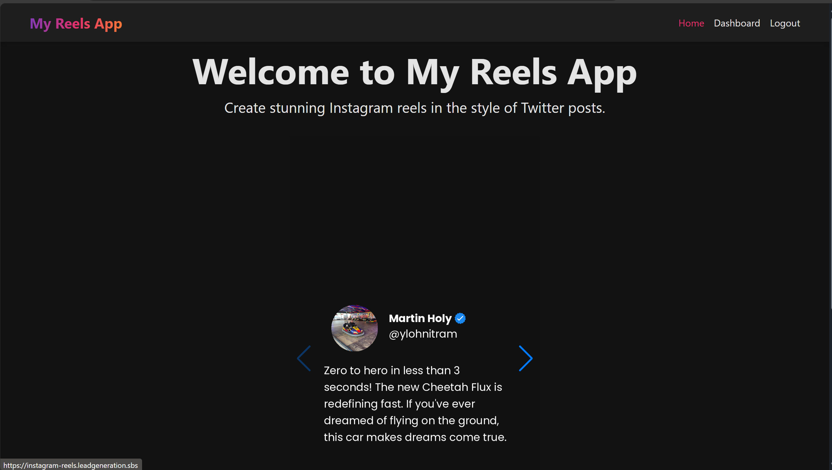 My Reels App gallery image