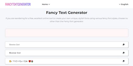 Fancy Text Generator gallery image