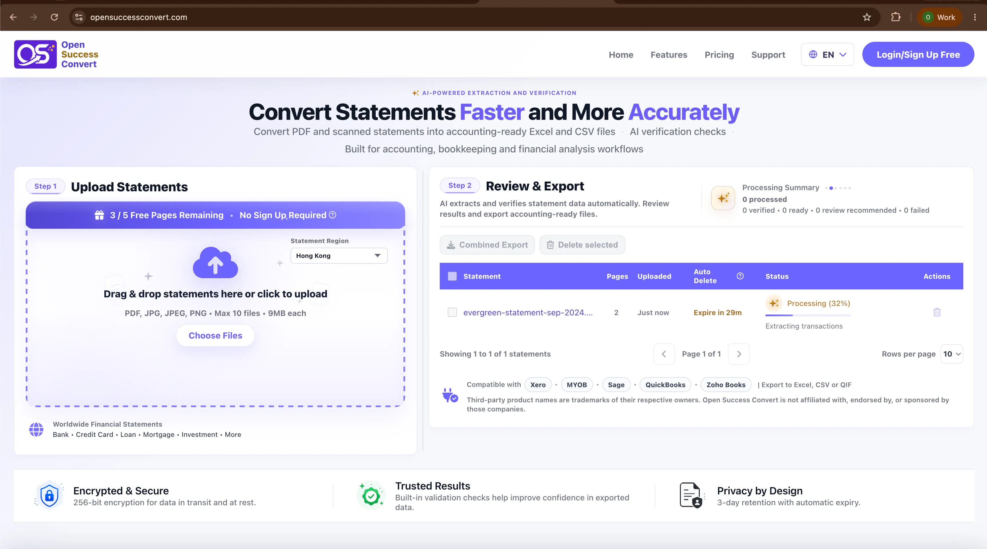 Open Success Convert gallery image