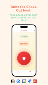 Blurts-Voice to Any Task App