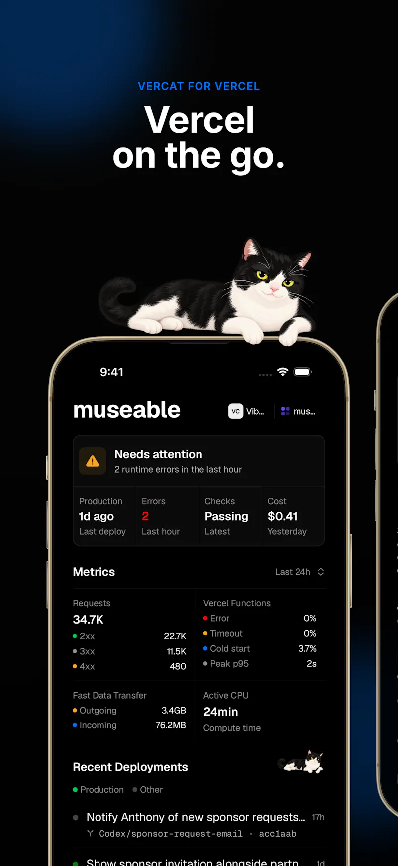 Vercat screenshot 2