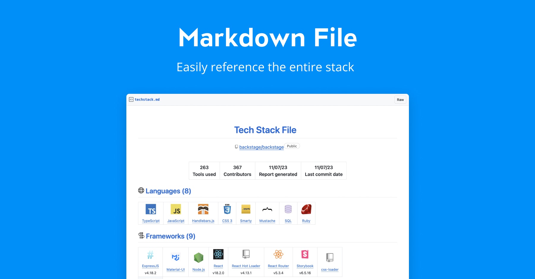 StackShare API Image