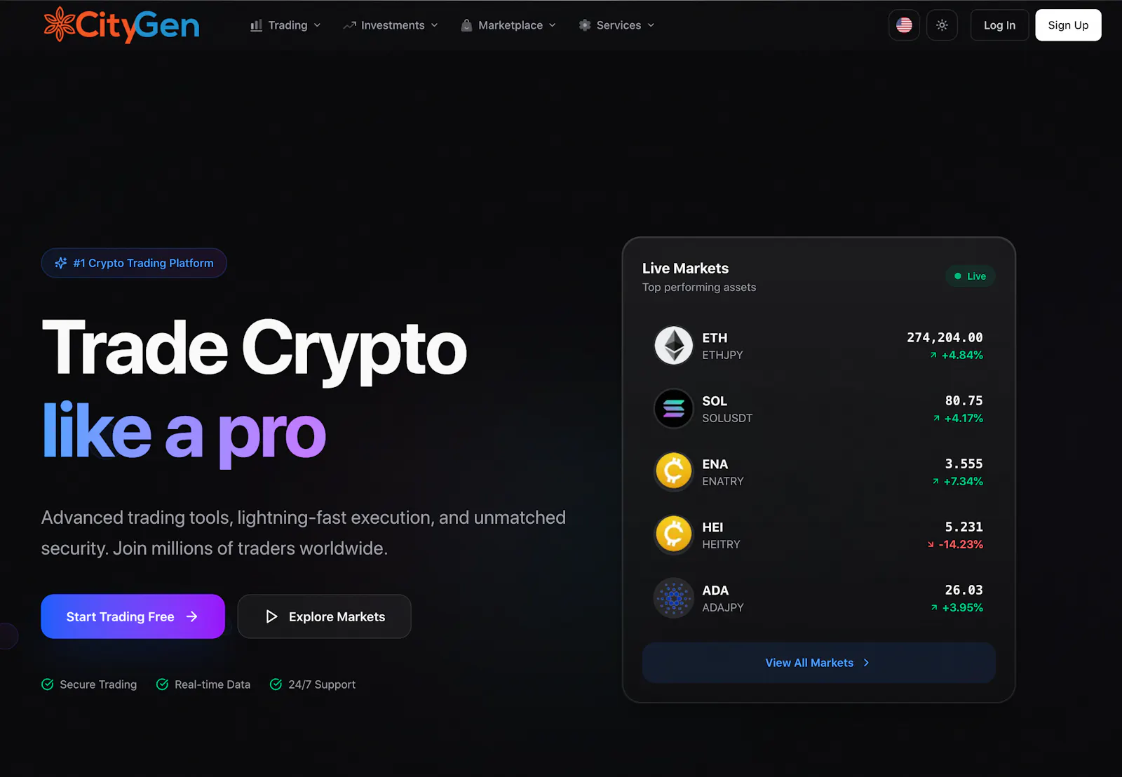 CityGen Crypto screenshot 1