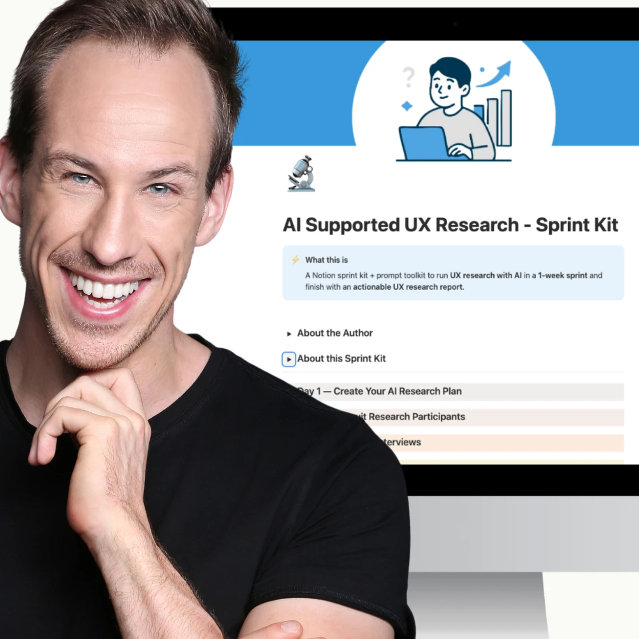 AI‑Assisted UX Research Sprint Kit logo