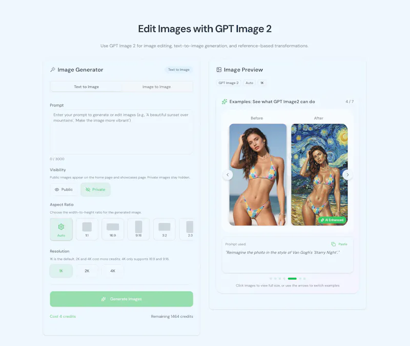 GPT Image2: AI Images, Text & UI screenshot 2