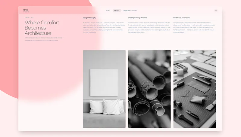 Kova — Modern Furniture & Design screenshot 3
