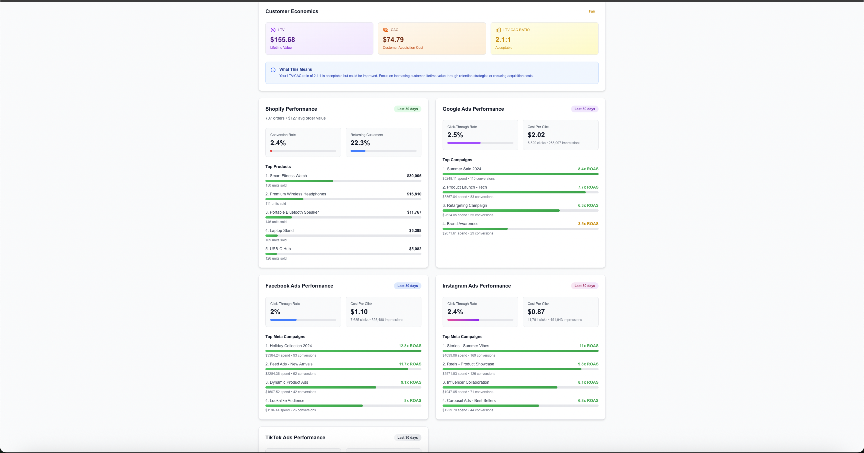 Insight IQ - Screenshot 2 showing product features and functionality
