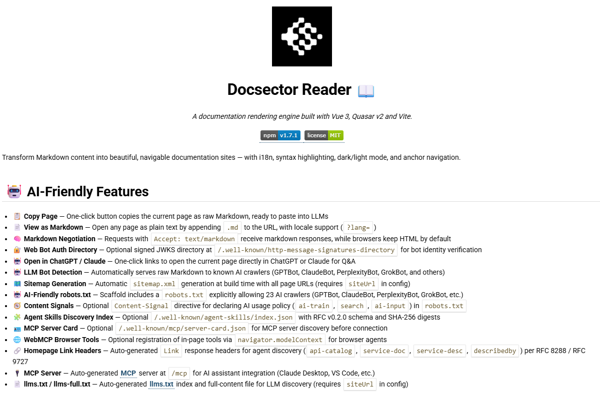Docsector Documentation System gallery image